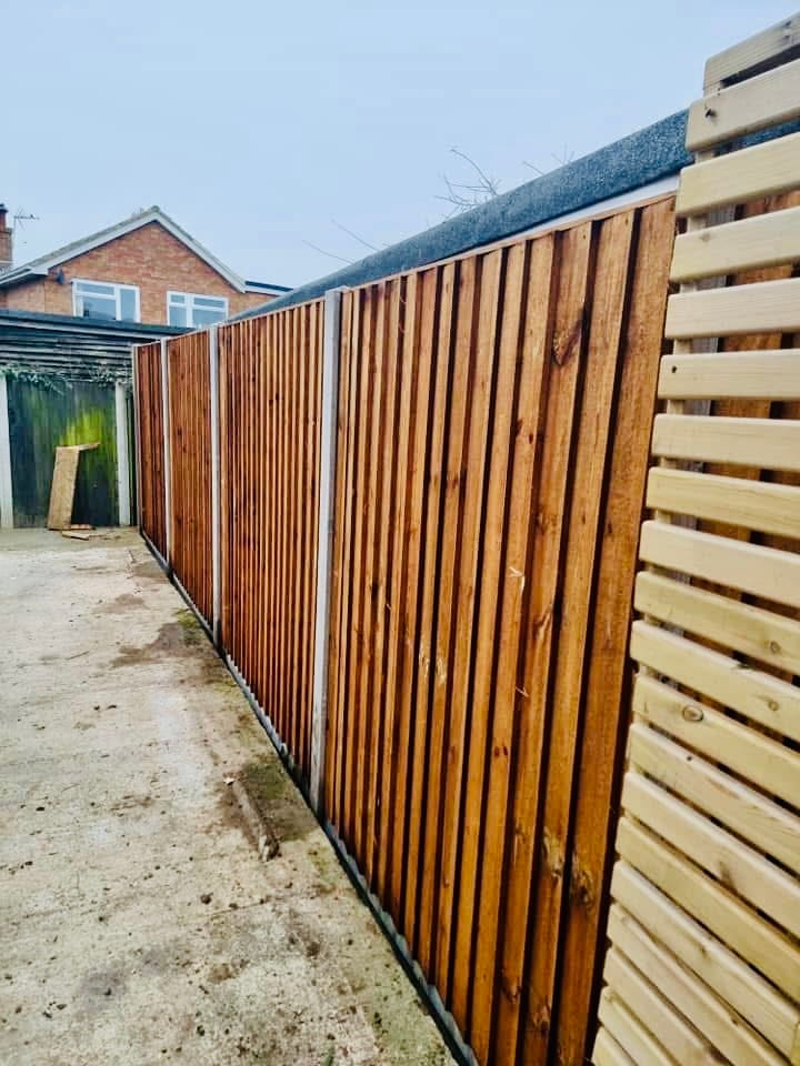 Featured garden fence installation by LG Fencing UK