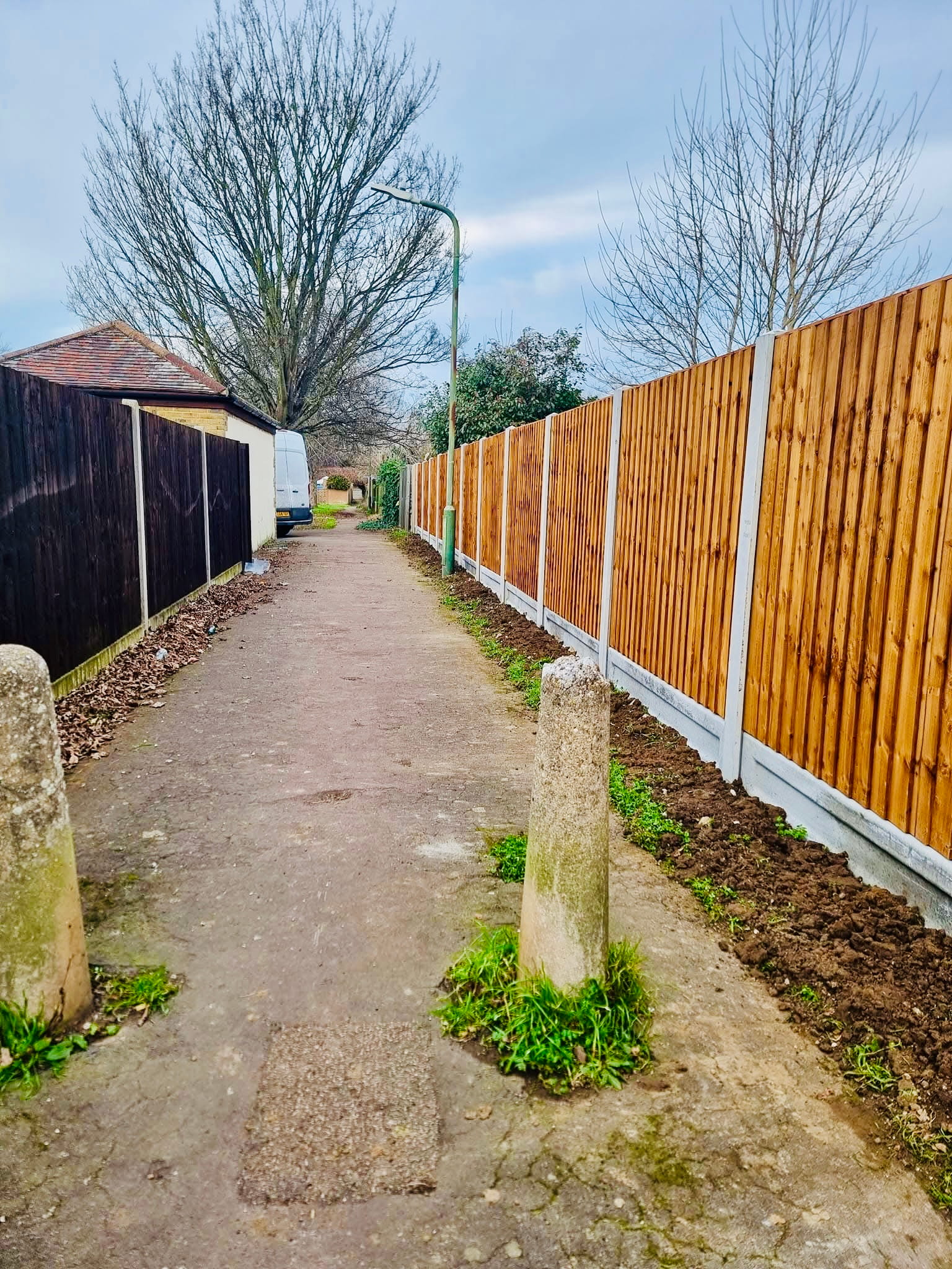 Residential boundary fencing by LG Fencing UK